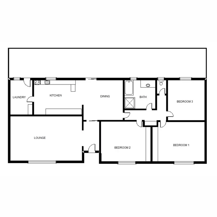 Floorplan of Homely house listing, 53 Arkaba Street, Hawker SA 5434