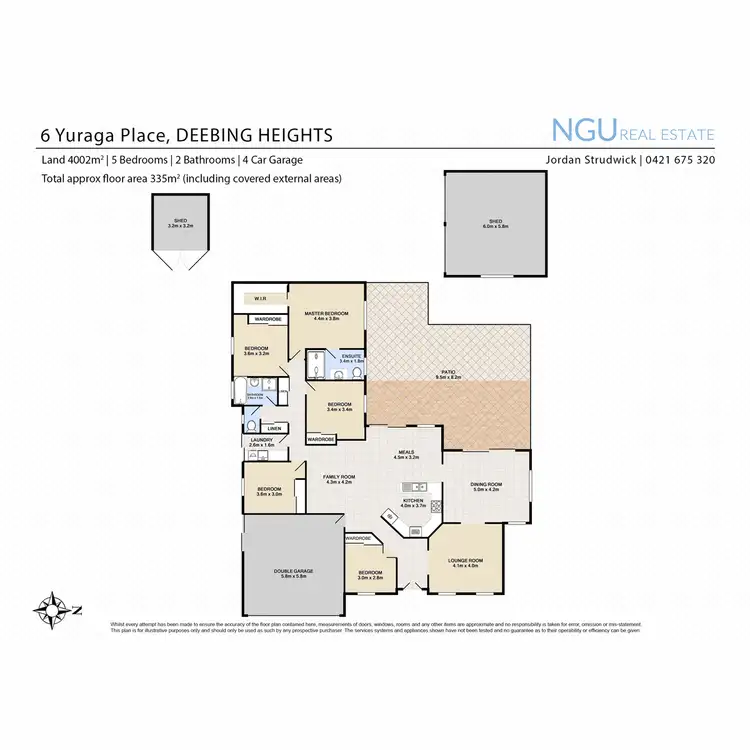 Floorplan of Homely house listing, 6 Yuraga Place, Deebing Heights QLD 4306