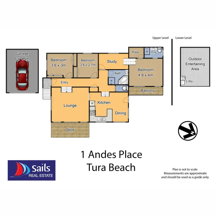 Floorplan of Homely house listing, 1 Andes Place, Tura Beach NSW 2548