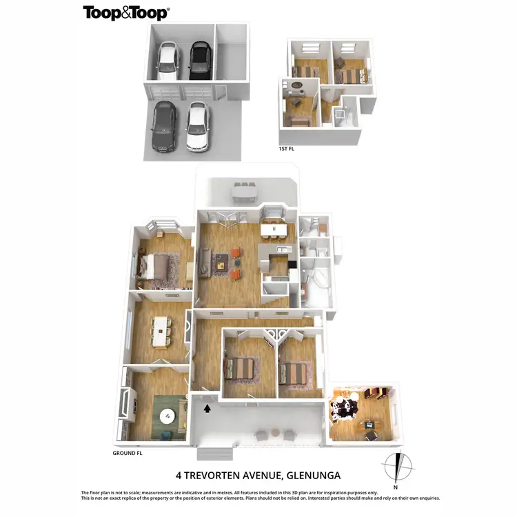 Floorplan of Homely house listing, 4 Trevorten Avenue, Glenunga SA 5064