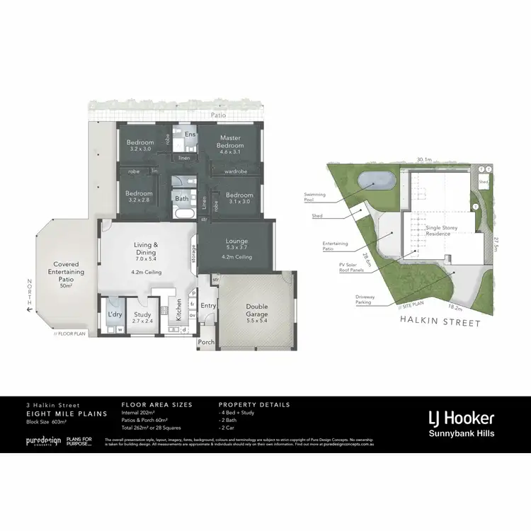 Floorplan of Homely house listing, 3 Halkin Street, Eight Mile Plains QLD 4113