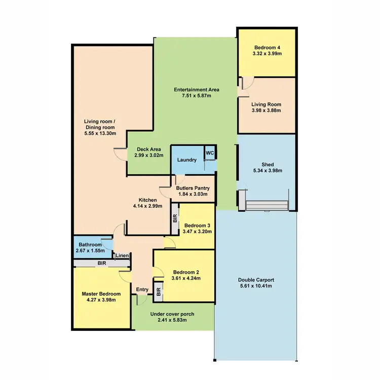 Floorplan of Homely house listing, 159 Stawell Street, Sale VIC 3850