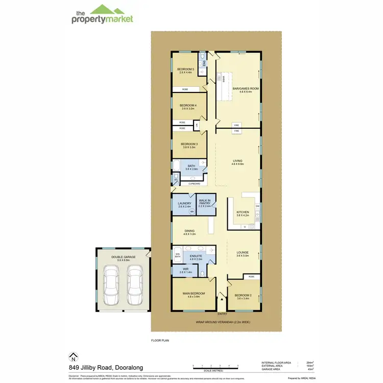 Floorplan of Homely rural property listing, 849 Jilliby Road, Dooralong NSW 2259