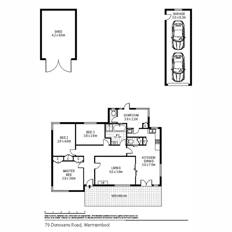 Floorplan of Homely house listing, 79 Donovans Road, Warrnambool VIC 3280