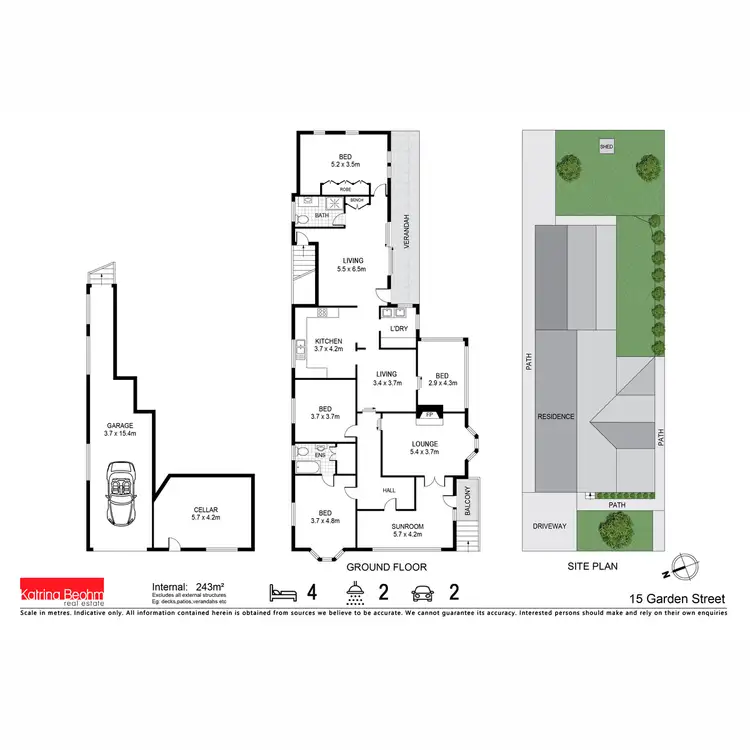 Floorplan of Homely house listing, 15 Garden Street, Girards Hill NSW 2480