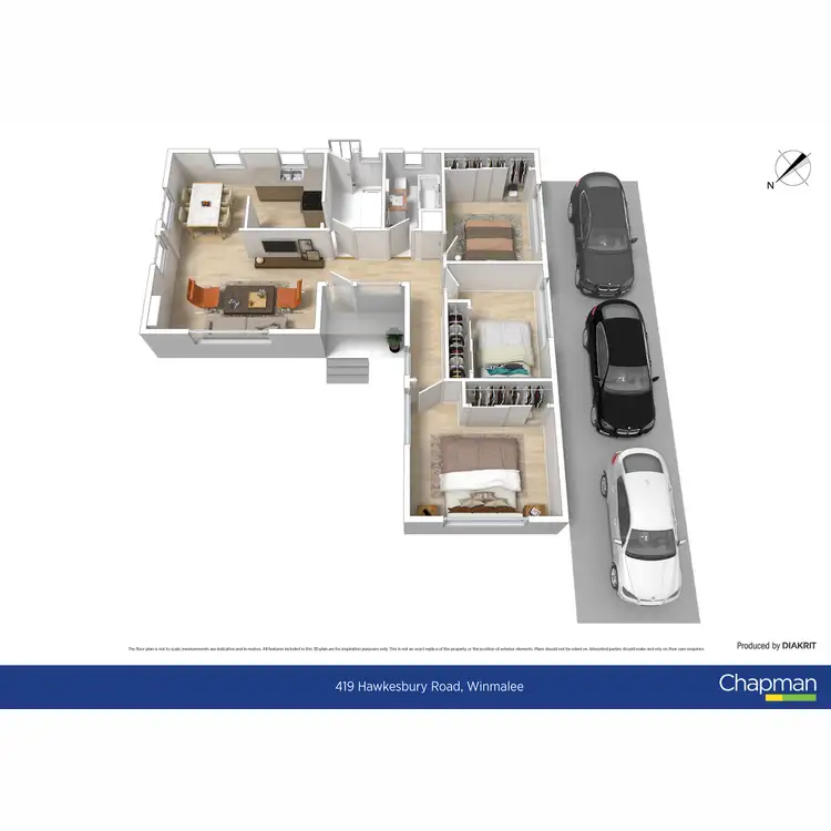 Floorplan of Homely house listing, 419 Hawkesbury Road, Winmalee NSW 2777