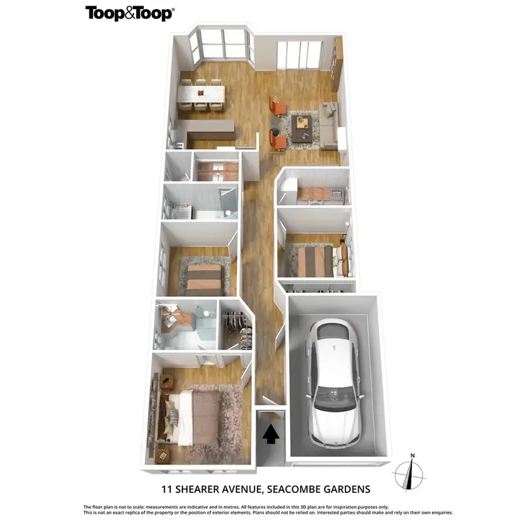 Floorplan of Homely house listing, 11 Shearer Avenue, Seacombe Gardens SA 5047