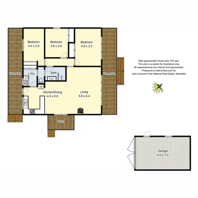 Floorplan of Homely house listing, 4034 Mansfield-Woods Point Road, Jamieson VIC 3723
