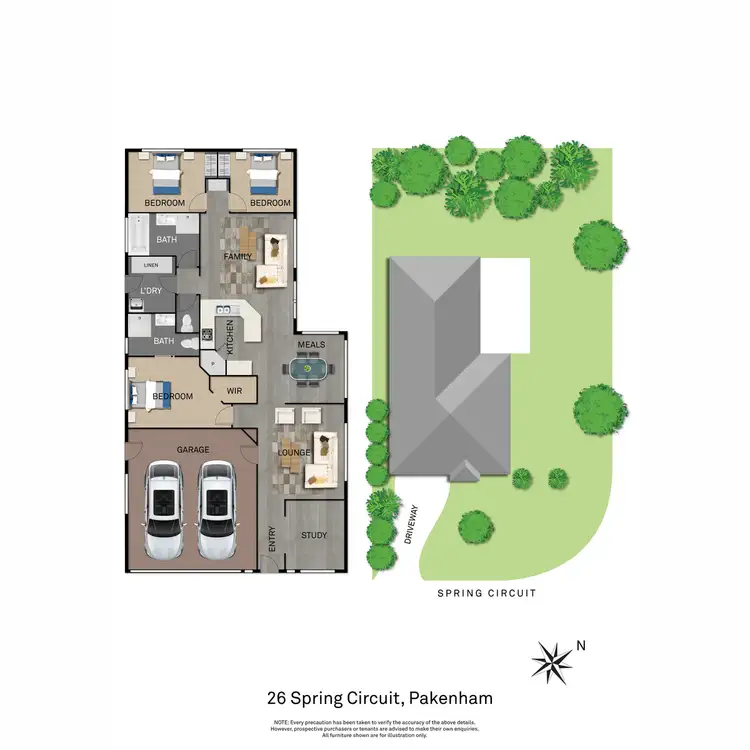 Floorplan of Homely house listing, 26 Spring Circuit, Pakenham VIC 3810