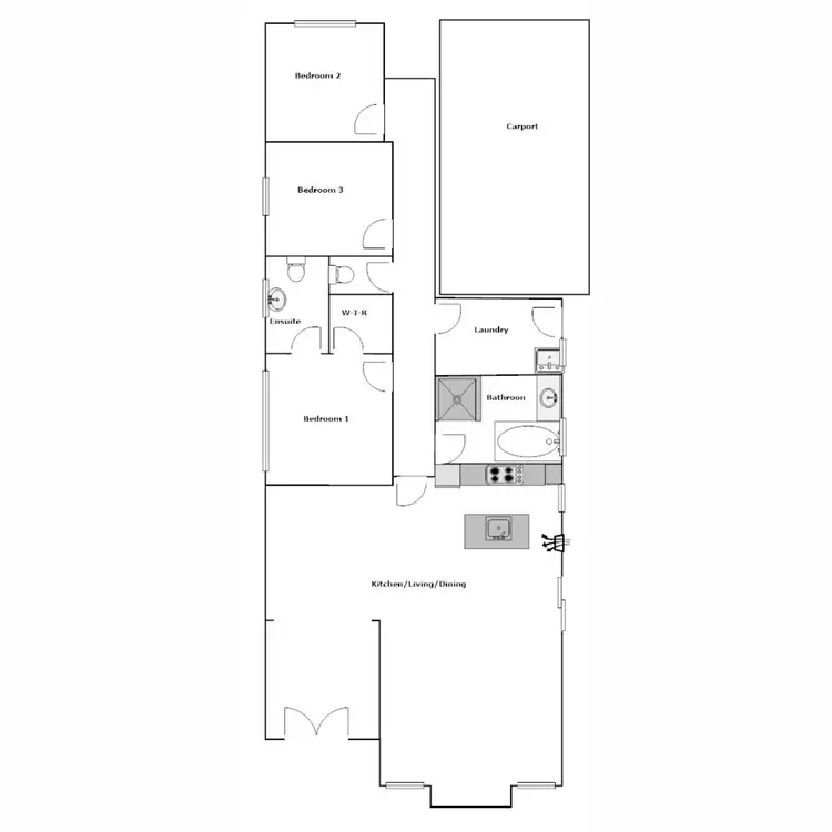 Floorplan of Homely house listing, 19A Matthew Place, Port Lincoln SA 5606
