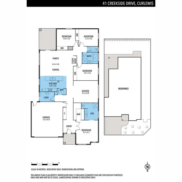 Floorplan of Homely house listing, 41 Creekside Drive, Curlewis VIC 3222
