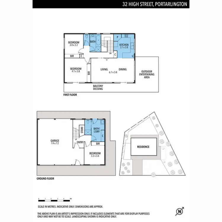 Floorplan of Homely house listing, 32 High Street, Portarlington VIC 3223