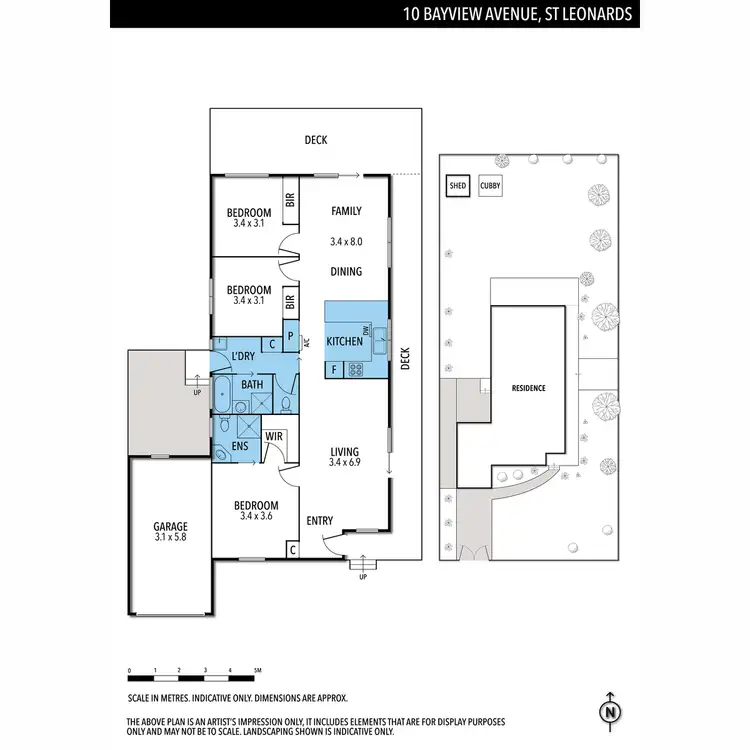 Floorplan of Homely house listing, 10 Bayview Avenue, St Leonards VIC 3223