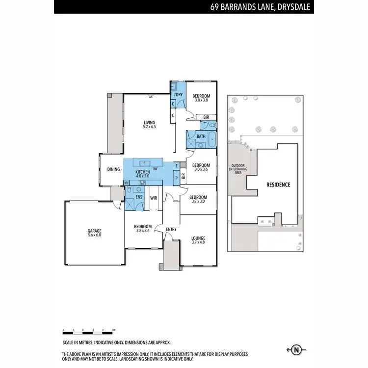 Floorplan of Homely house listing, 69 Barrands Lane, Drysdale VIC 3222