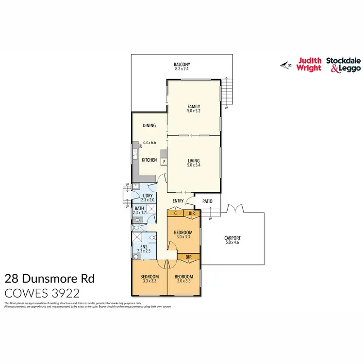 Floorplan of Homely house listing, 28 Dunsmore Road, Cowes VIC 3922