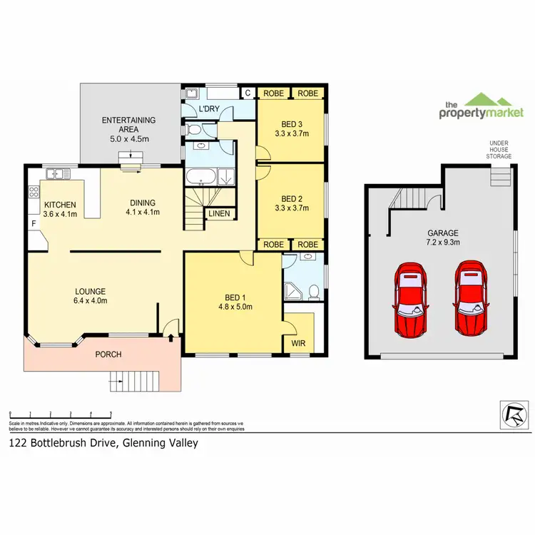 Floorplan of Homely house listing, 122 Bottlebrush Drive, Glenning Valley NSW 2261