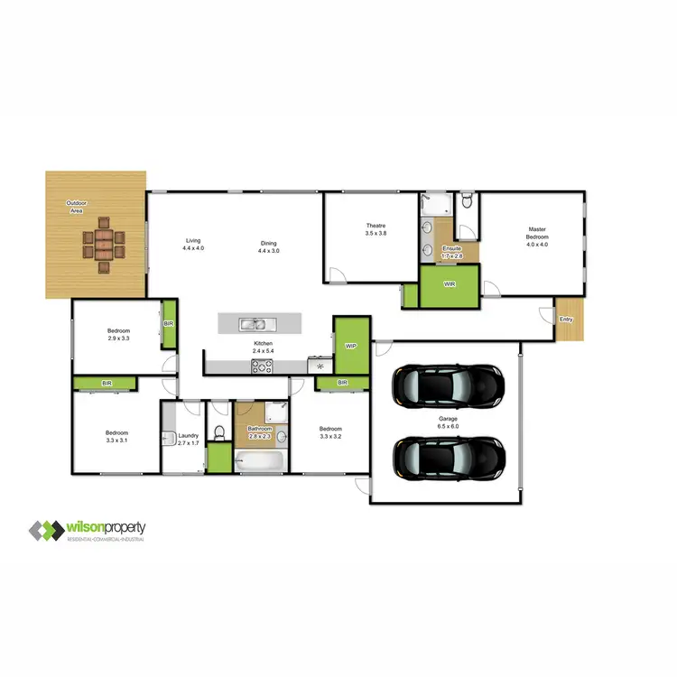 Floorplan of Homely house listing, 32 Balmoral Place, Traralgon VIC 3844
