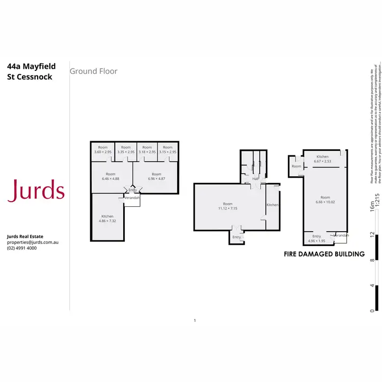 Floorplan of Homely house listing, 44A Mayfield Street, Cessnock NSW 2325