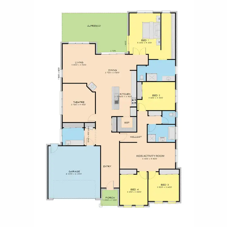 Floorplan of Homely house listing, 2 Ducret Court, Stratford VIC 3862