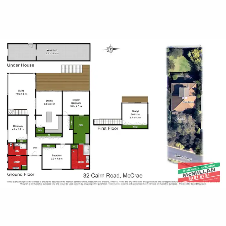 Floorplan of Homely house listing, 32 Cairn Road, Mccrae VIC 3938
