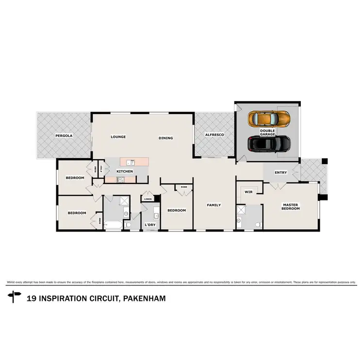 Floorplan of Homely house listing, 19 Inspiration Circuit, Pakenham VIC 3810