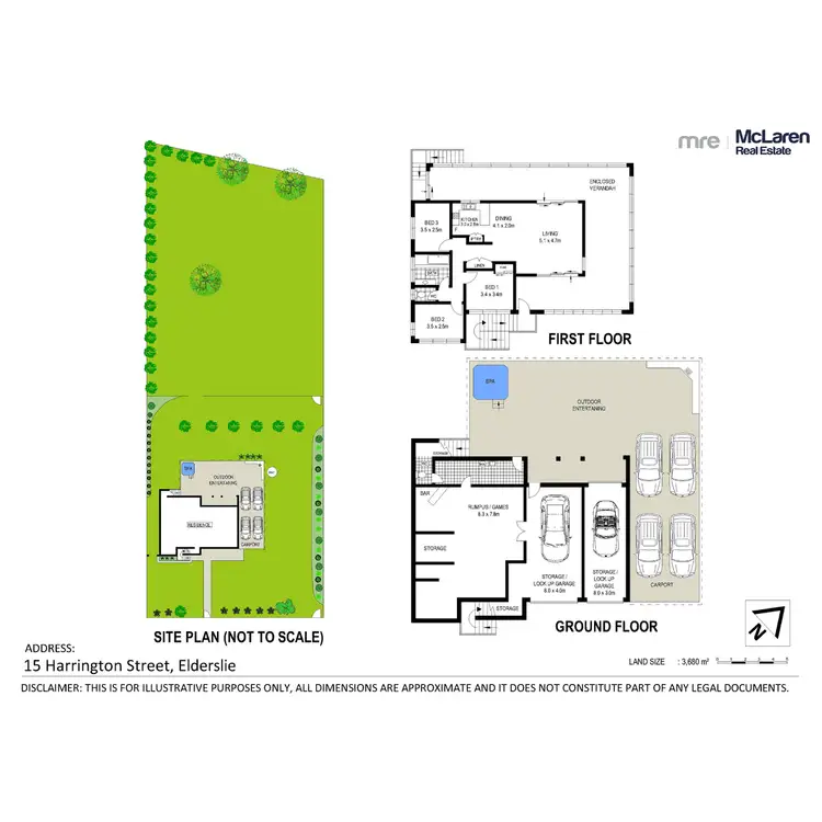 Floorplan of Homely house listing, 15 Harrington Street, Elderslie NSW 2570