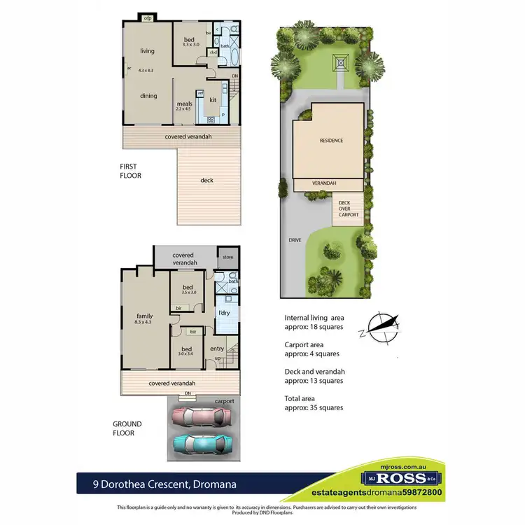 Floorplan of Homely house listing, 9 Dorothea Crescent, Dromana VIC 3936