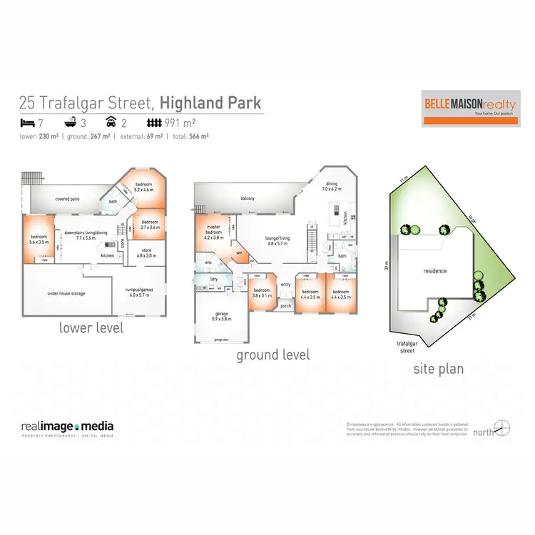 Floorplan of Homely house listing, 25 Trafalgar Street, Highland Park QLD 4211