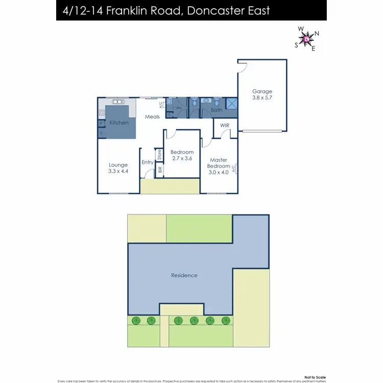 Floorplan of Homely unit listing, 4/12-14 Franklin Road, Doncaster East VIC 3109