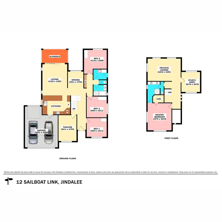 Floorplan of Homely house listing, 12 Sailboat Link, Jindalee WA 6036