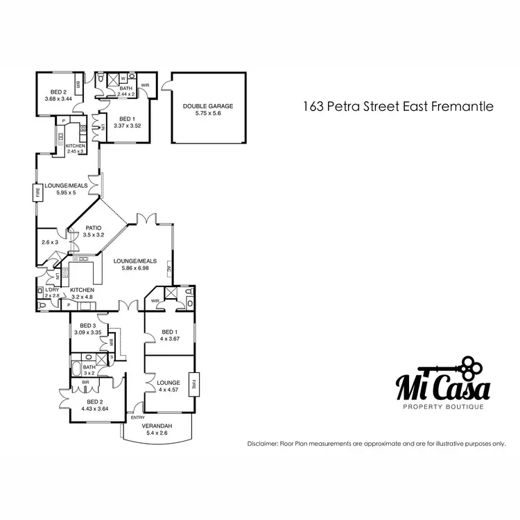Floorplan of Homely house listing, 163 Petra Street, East Fremantle WA 6158