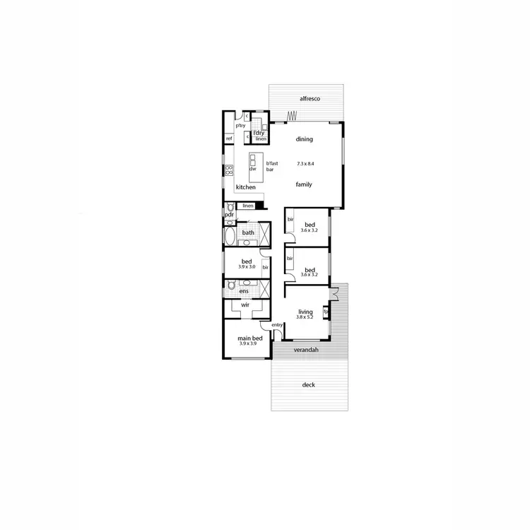 Floorplan of Homely house listing, 25 Plain Street, Tootgarook VIC 3941