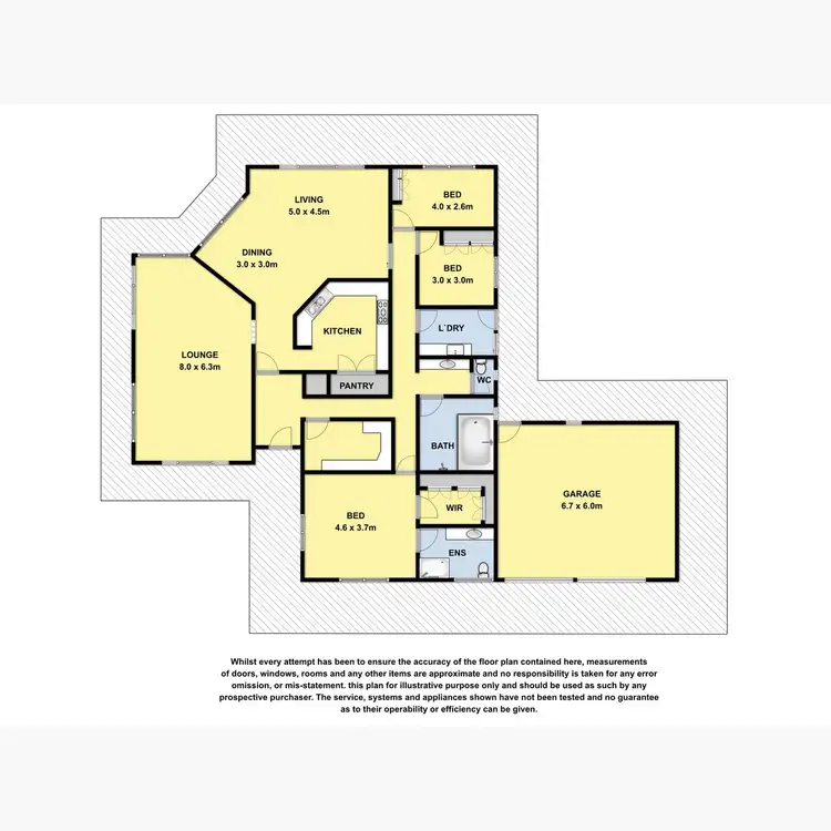 Floorplan of Homely rural property listing, 40 Bushs Road, Deans Marsh VIC 3235