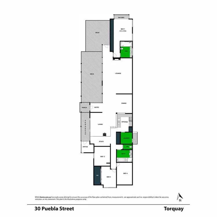 Floorplan of Homely house listing, 30 Puebla Street, Torquay VIC 3228