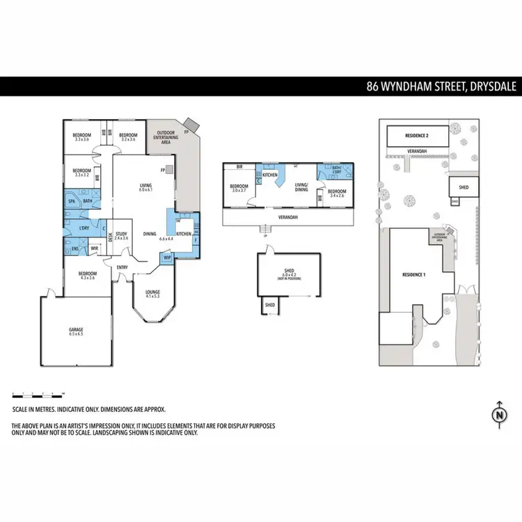Floorplan of Homely house listing, 86 Wyndham Street, Drysdale VIC 3222