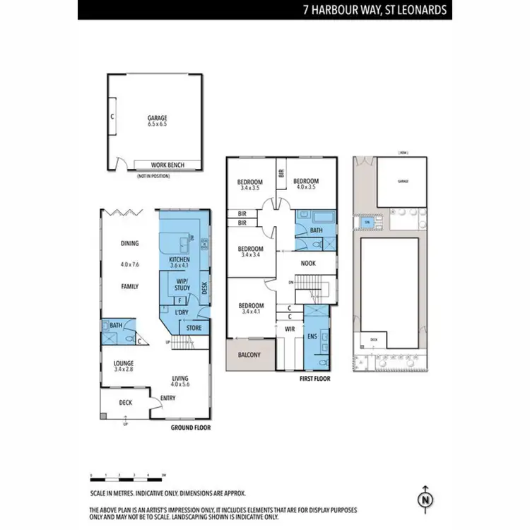Floorplan of Homely house listing, 7 Harbour Way, St Leonards VIC 3223
