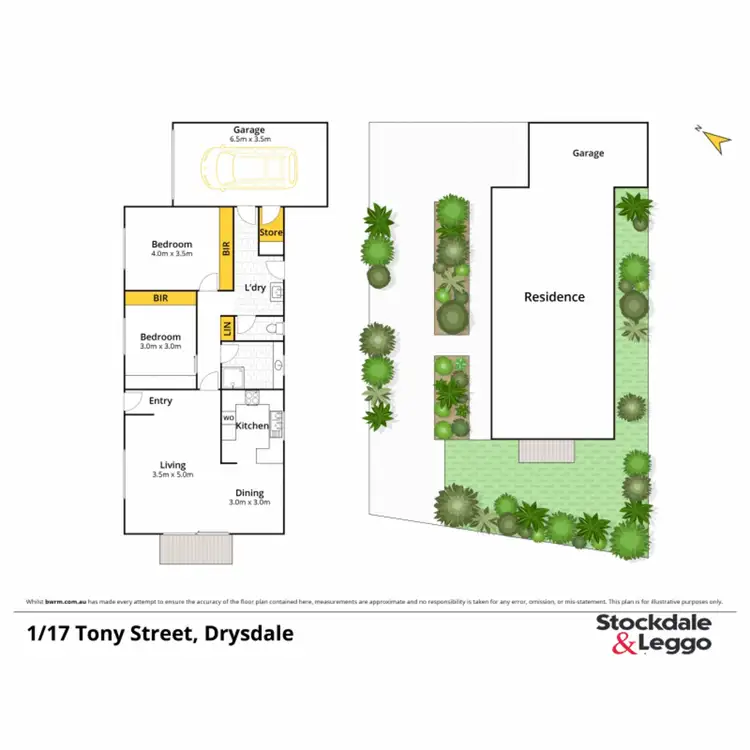 Floorplan of Homely unit listing, 1/17 Tony Street, Drysdale VIC 3222