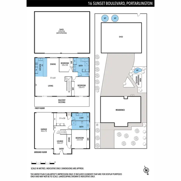 Floorplan of Homely house listing, 16 Sunset Boulevard, Portarlington VIC 3223