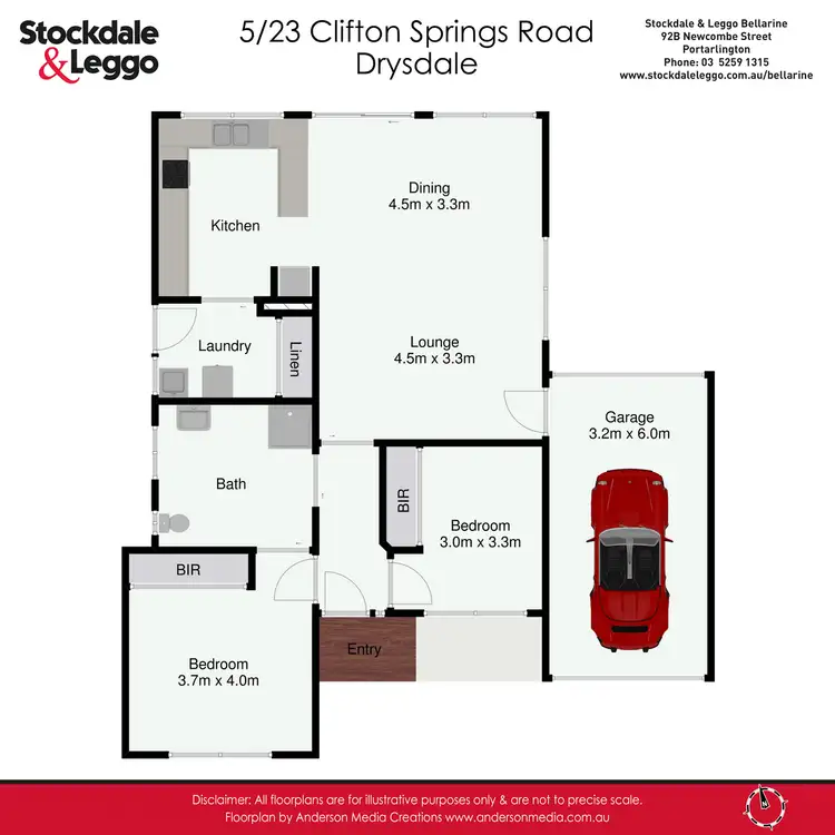 Floorplan of Homely unit listing, 5/23 Clifton Springs Road, Drysdale VIC 3222