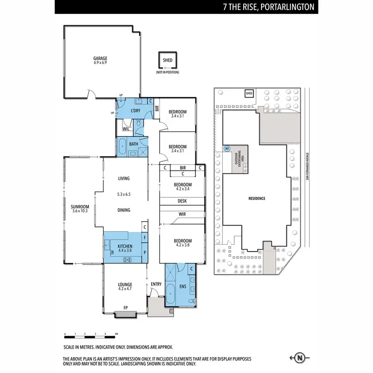 Floorplan of Homely house listing, 7 The Rise, Portarlington VIC 3223