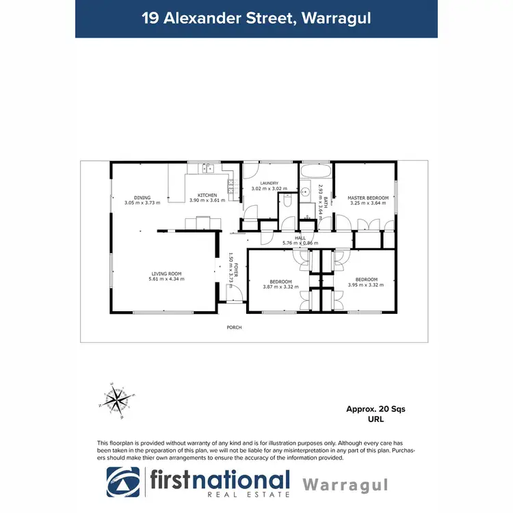 Floorplan of Homely house listing, 19 Alexander Street, Warragul VIC 3820