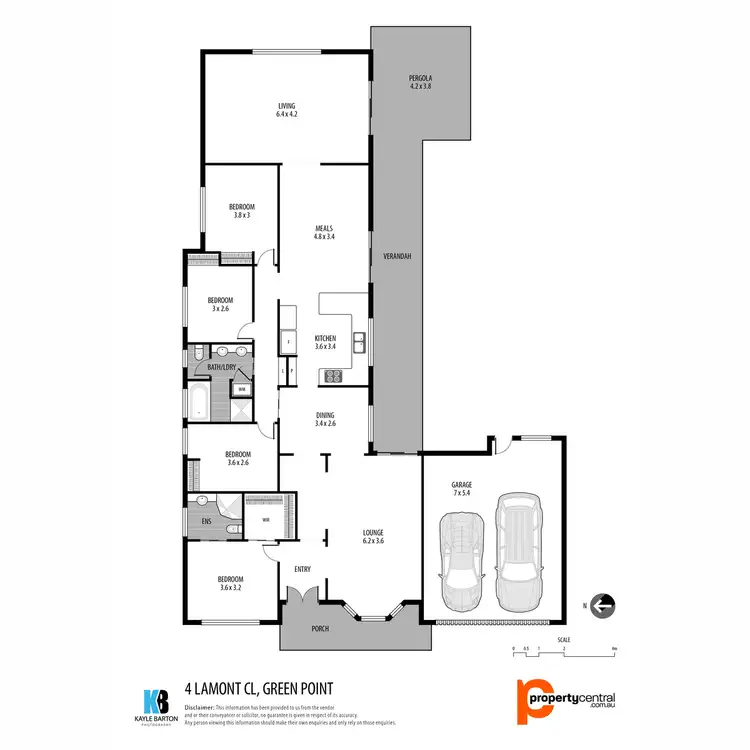 Floorplan of Homely house listing, 4 Lamont Close, Green Point NSW 2251