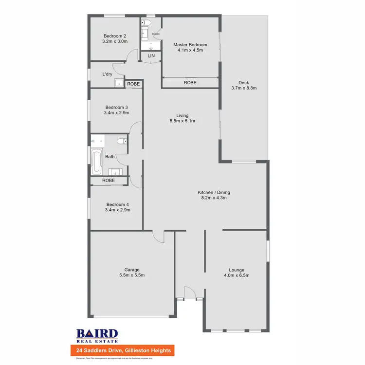 Floorplan of Homely house listing, 24 Saddlers Drive, Gillieston Heights NSW 2321