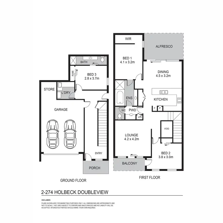 Floorplan of Homely house listing, 2/274 Holbeck Street, Doubleview WA 6018
