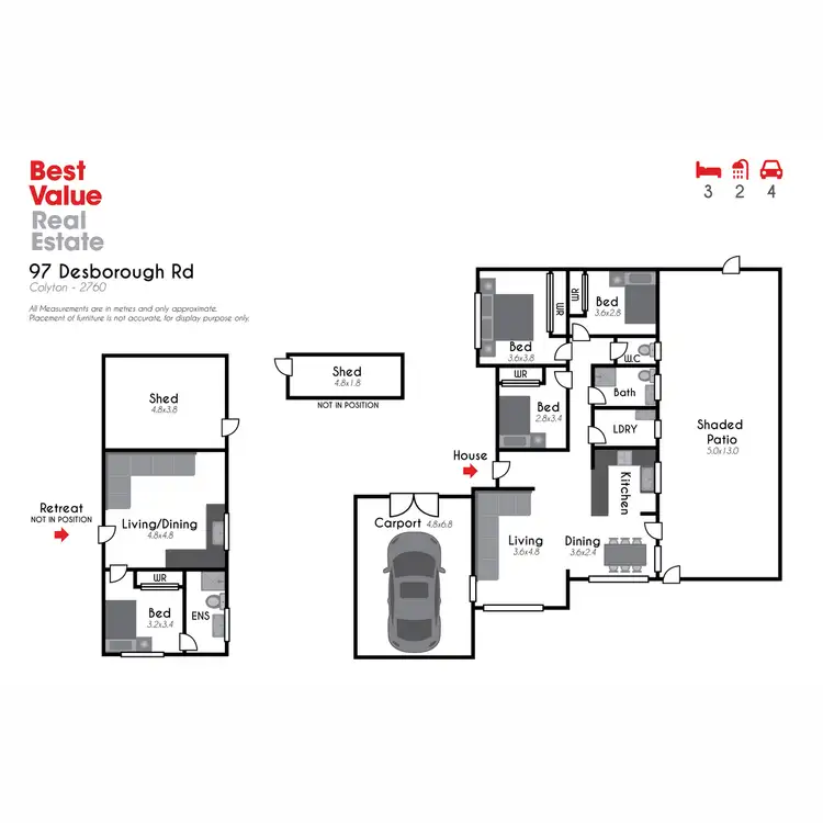 Floorplan of Homely house listing, 97 Desborough Road, Colyton NSW 2760