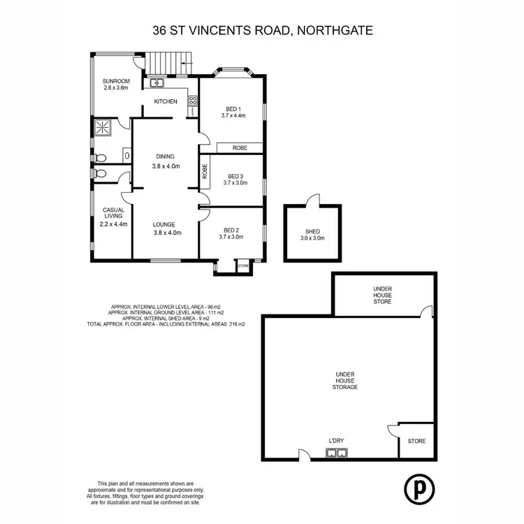 Floorplan of Homely house listing, 36 St Vincents Road, Virginia QLD 4014