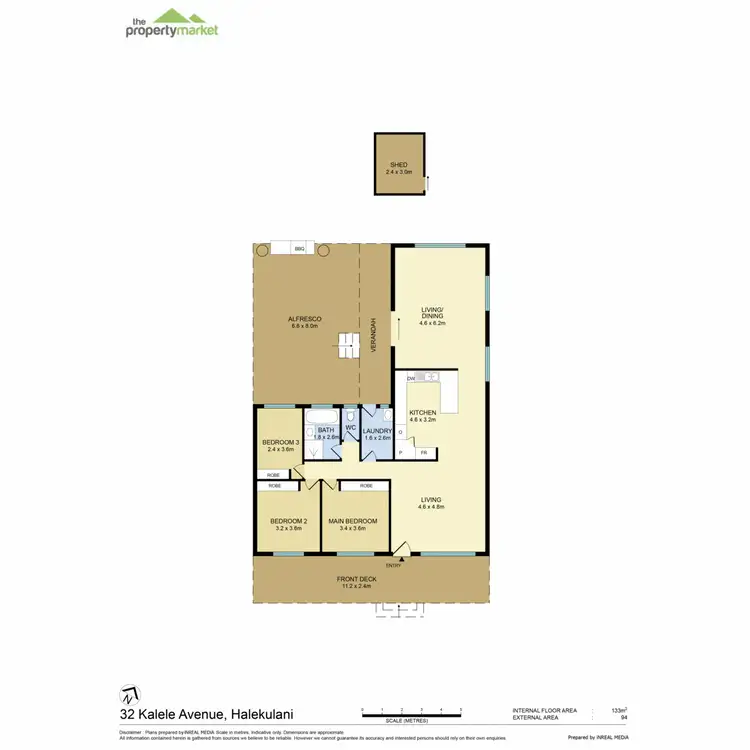 Floorplan of Homely house listing, 32 Kalele Avenue, Halekulani NSW 2262