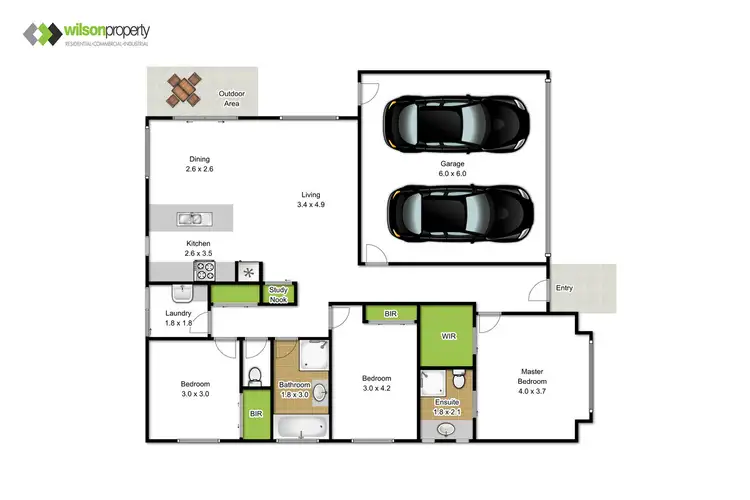 Floorplan of Homely house listing, 26 Christian Rise, Traralgon VIC 3844