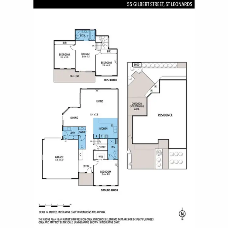 Floorplan of Homely house listing, 55 Gilbert Street, St Leonards VIC 3223