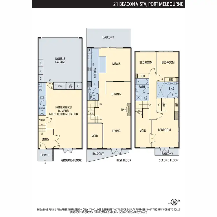 Floorplan of Homely house listing, 21 Beacon Vista, Port Melbourne VIC 3207